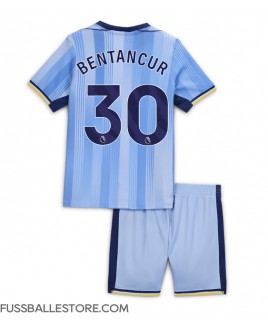 Günstige Tottenham Hotspur Rodrigo Bentancur #30 Auswärts Trikotsatzt Kinder 2024-25 Kurzarm (+ Kurze Hosen)